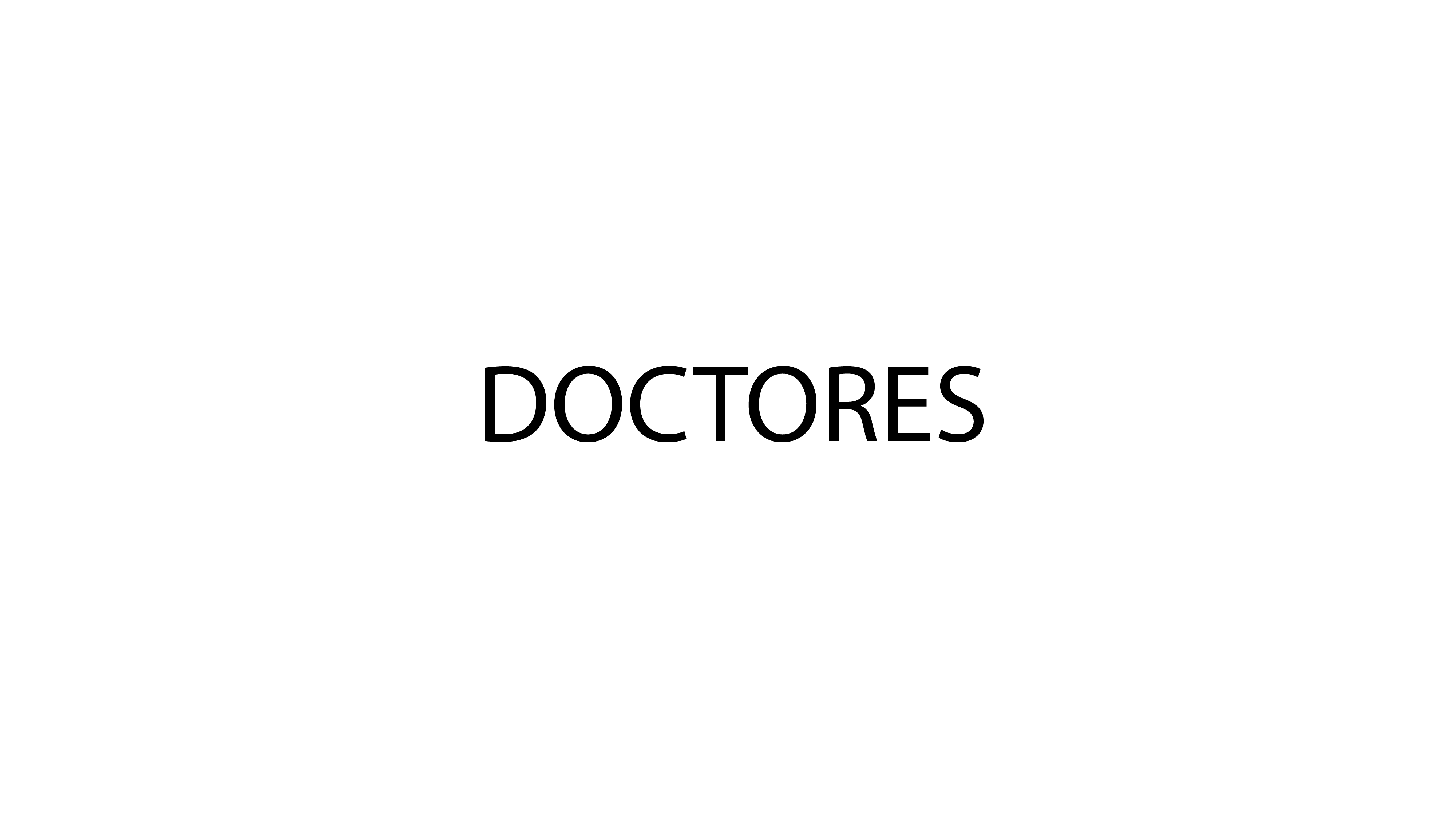 Doctores